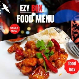 ข้าวหน้าไก่ทอด Ezy box chicken