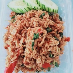 ข้าวกระเพราะคลุก