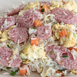 ข้าวผัดแหนม (ขนาดกลางทาน 2-3 คน) ใส่ลูกโดด