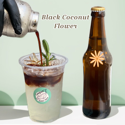 Shaken Black Coconut Flower