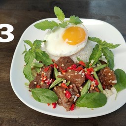 กะเพราเนื้อตุ๋น