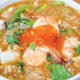 สุกี้รวม หมู+หมึก+กุ้ง