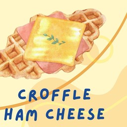 CROFFLE HAM CHEESE