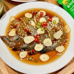 กุ้งดองซีอิ้วเกาหลี 8-10 ตัว (ไซส์ใหญ่)