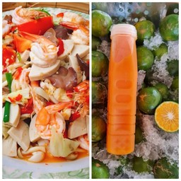 เซตยำรวมมิตรคู่กับน้ำส้ม