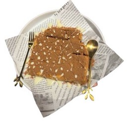 ขนมปังปิ้งโรยผงไมโล