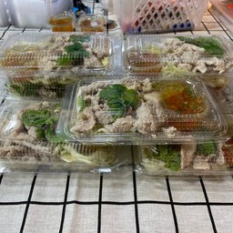 [อร่อยซ่ากับโค้ก] หมูมะนาว +  โค้ก ออริจินัล (ขวด)
