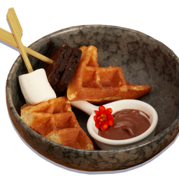  บราวนี่วาฟเฟิลบาร์บีคิว