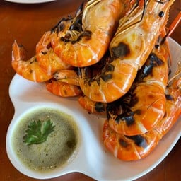 กุ้งเผาครึ่งกิโลกรัม