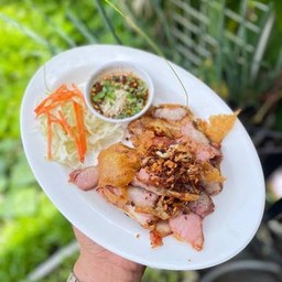 คอหมูทอด