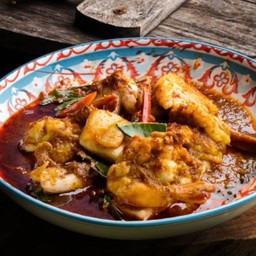 พริกแกงทะเล(กับข้าว)