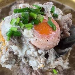 หมูสับต้มซีอิ๊วใส่ไข่