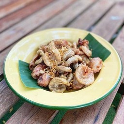 ไส้ตันทอดกระเทียม