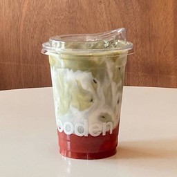 Strawberry Matcha Latte
