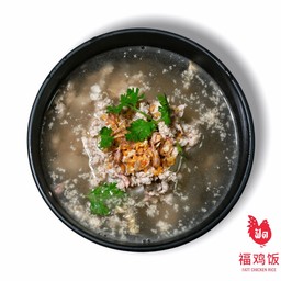 ต้มบ๊วยกุ้งสับหมูสับ