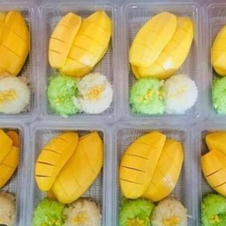 ข้าวเหนียวมะม่วง ข้าวผสม ใบเตย ข้าวขาว