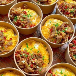 ข้าวไข่ข้น คั่วพริกเกลือ..