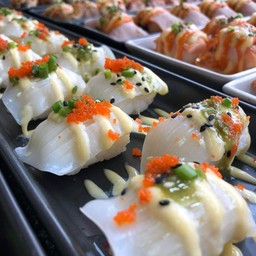 หมึกหิมะซอสซีฟู้ด