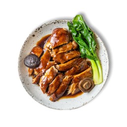 ไก่ต้มซีอิ๊ว (กลาง)