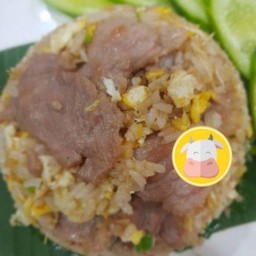 ข้าวผัดเนื้อหมักขุนช้าง