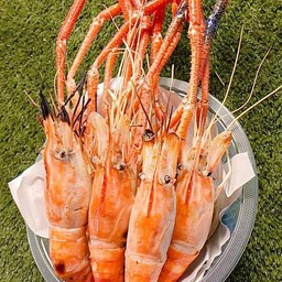 กุ้งแม่น้ำเผา 500กรัม 6-7ตัว