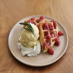 วาฟเฟิลสตรอเบอร์รี่