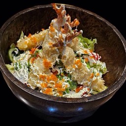 สลัดกุ้งเทมปุระ/Ebi Tem Salad