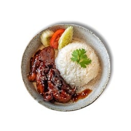 ข้าวหมูทอดซอสราชันย์