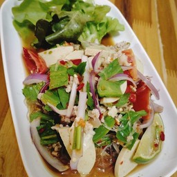 ยำวุ้นเส้นหมูสับ