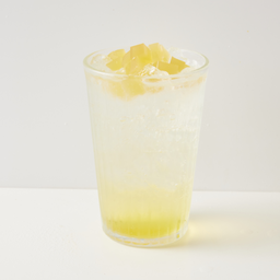Mango soda with jelly