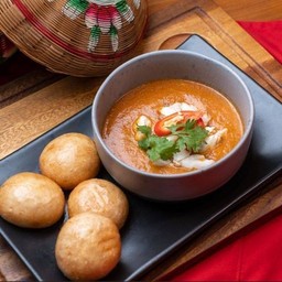 เนื้อปูซอสสิงคโปร์สไปซี่