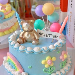 เจ้าหญิงน้องหมี สดใสสีขาว ตกแต่งทุกอย่างเหมือนในรูป