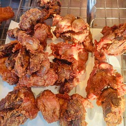 เครื่องในไก่ทอด(ขายเป็นพวง กึ๋น+ตับ)