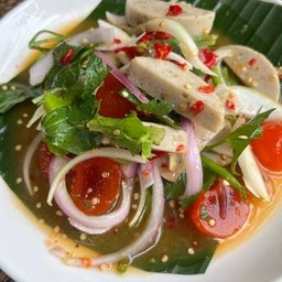 ยำไข่แดงหมูยอ