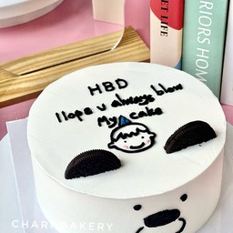 เค้กน้องหมีมีหู ขนาด 1 ปอนด์