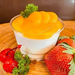 พุดดิ้งนมสดส้มแมนดาริน