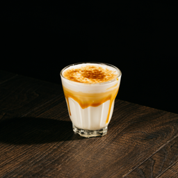 Hot caramel milk