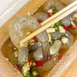 กุ้งแช่บ้วยดองน้ำปลากวน