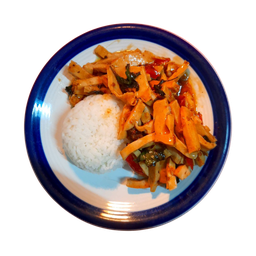 ข้าวกะเพราหมูยอ