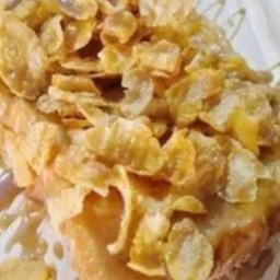 ขนมปังปิ้งเนยนม คอร์นเฟลกคาราเมล