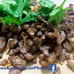Stir Fried Minced Pork With Chinese Black Olive