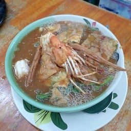 เเกงส้มกุ้งเเม่น้ำ(หลดบัว,กระเฉด,ไข่ชะอม)