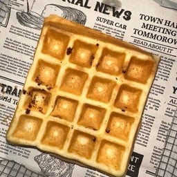 วาฟเฟิล เพลน ราดน้ำผึ้ง ฟรี