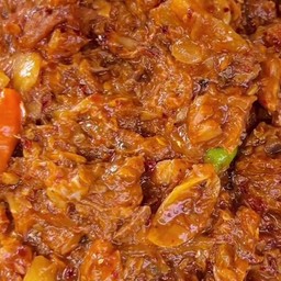 น้ำพริกปลากะป่อง+ผักสด