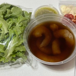 กุ้งดองซีอิ๊วเกาหลี 8-10 ตัว