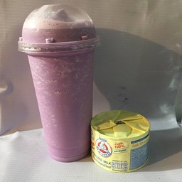 นมหมีปั่นเผือก