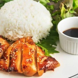 ข้าวไก่ย่างซอสเทริยากิ