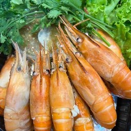 กุ้งไข่ผสมหัวมันแก้วครึ่งโล
