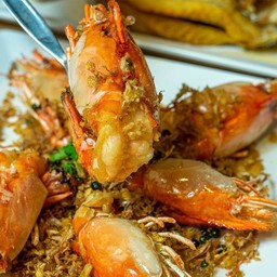 กุ้งนิ่มทอดกระเทียม