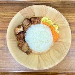 ข้าวไก่ย่างถ่านซอสเทอริยากิ สูตรต้นตำรับ